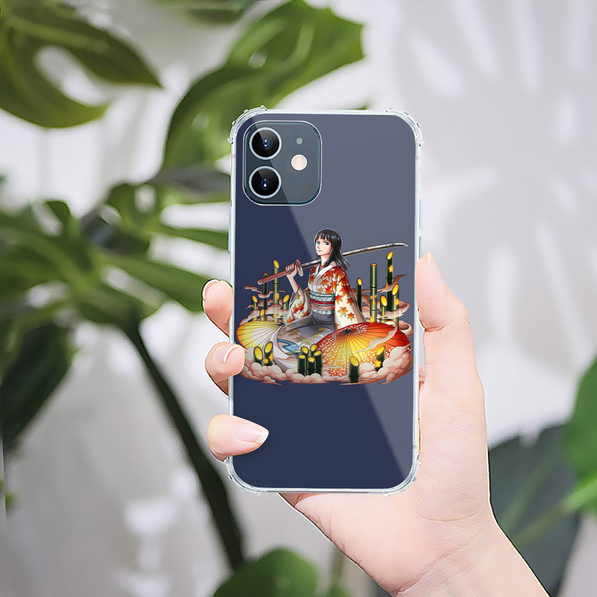 （画像用） ワンピース ニコ・ロビン ONE PIECE Nico Robin 【iPhone 12シリーズ対応】透明スマホケース（クリアソフトケース）